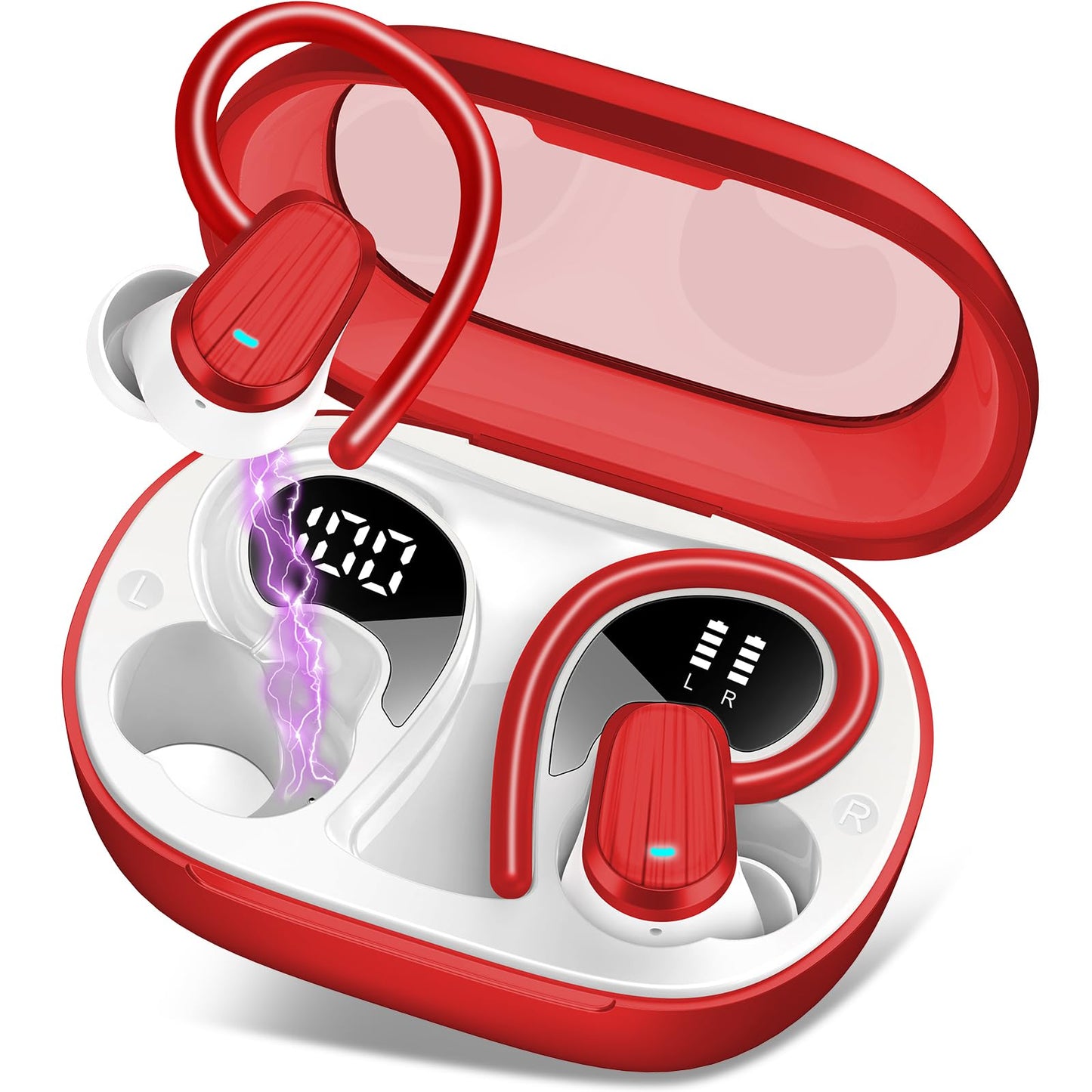 Wireless Earbuds | Bluetooth 5.4 | 40H | Noise Cancelling | 4 Mics