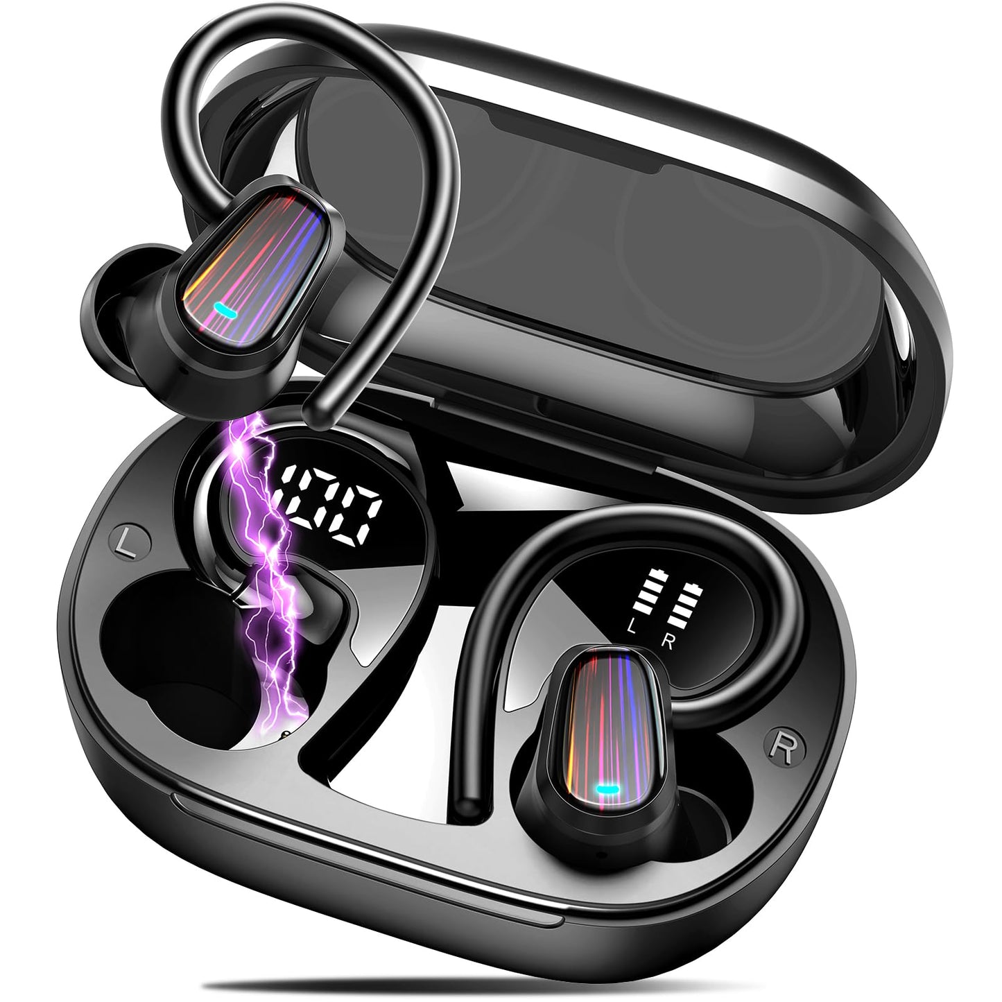 Wireless Earbuds | Bluetooth 5.4 | 40H | Noise Cancelling | 4 Mics