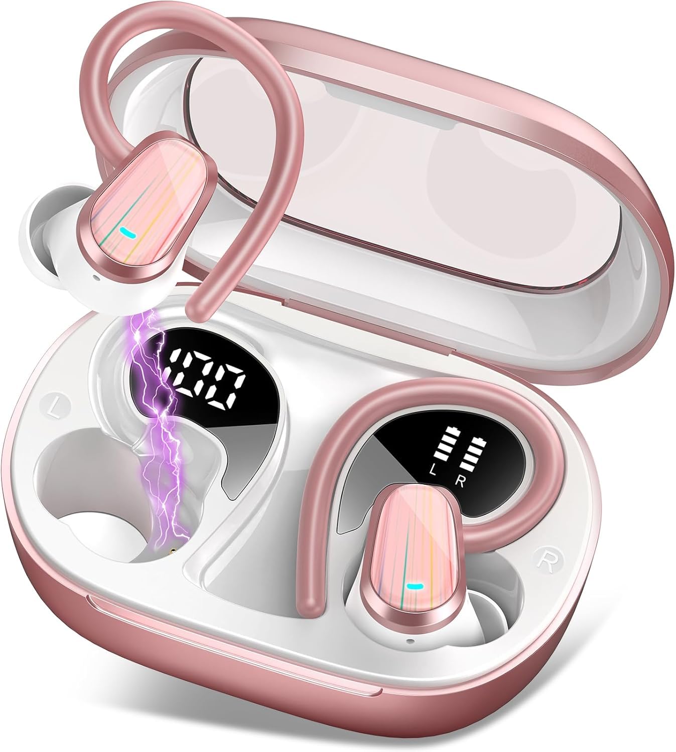 Wireless Earbuds | Bluetooth 5.4 | 40H | Noise Cancelling | 4 Mics