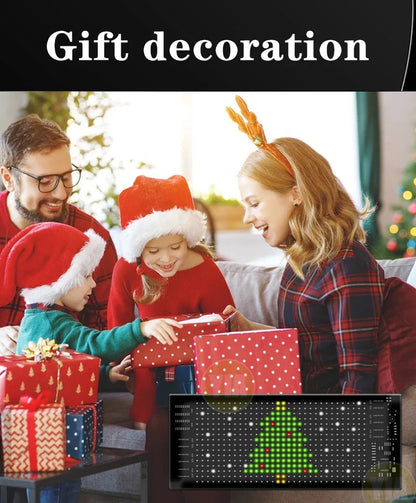Devil Eyes LED Animation Screen Light Car Windshield Screen USB Plug-in DIY App Control Flexible Scrolling Text LED Display