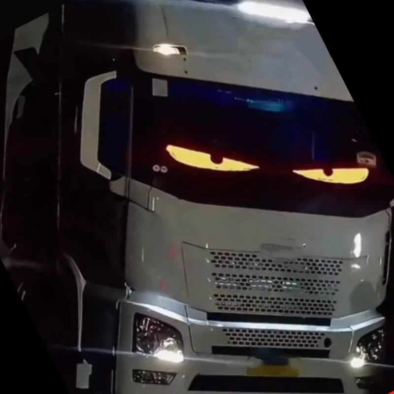 Devil Eyes LED Animation Screen Light Car Windshield Screen USB Plug-in DIY App Control Flexible Scrolling Text LED Display
