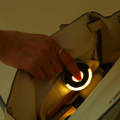 Smart Purse Light with Auto Sensor & Touch Control — instantly illuminates your bag with soft light, perfect for everyday use and gifting.