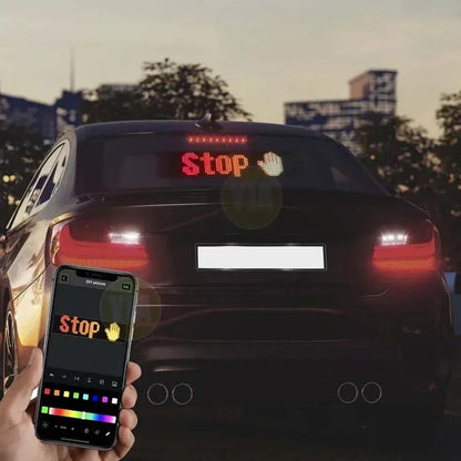 Devil Eyes LED Animation Screen Light Car Windshield Screen USB Plug-in DIY App Control Flexible Scrolling Text LED Display