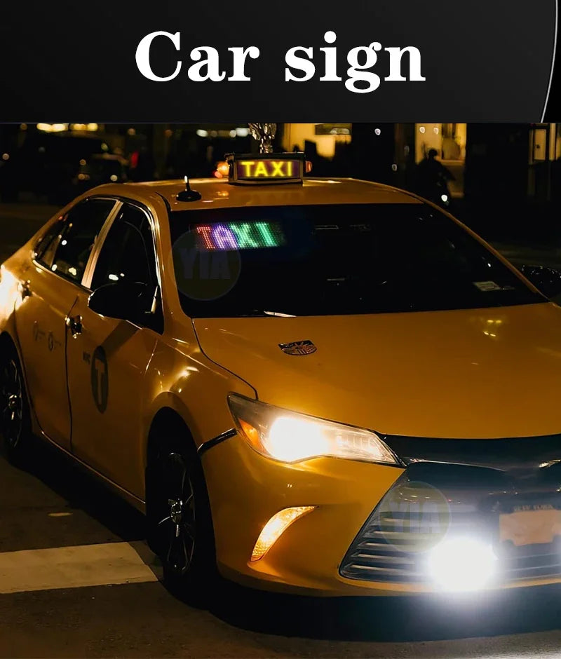 Devil Eyes LED Animation Screen Light Car Windshield Screen USB Plug-in DIY App Control Flexible Scrolling Text LED Display